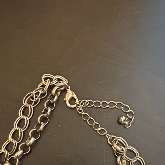 New York & Company Gold and Silver Multi-Layer Necklace - Picture 2 of 3